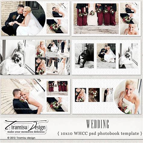 Wedding Album Template Wedding Photobook Templates for | Etsy | Wedding ...