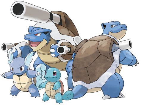 Pokemon Review - Squirtle Evolutionary Line by SailorMajoraMoon on ...