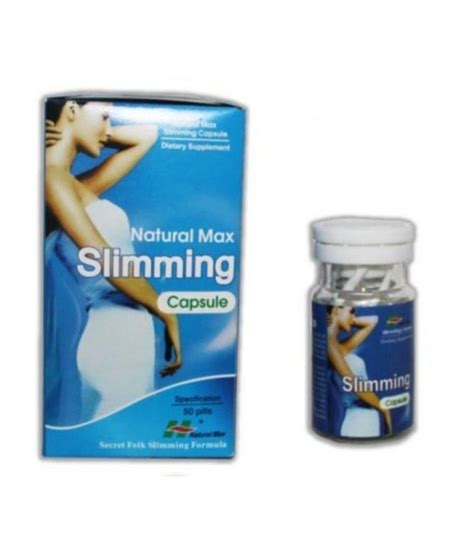 Natural Max Slimming Capsules Blue, 50 Pills: Buy Natural Max Slimming ...