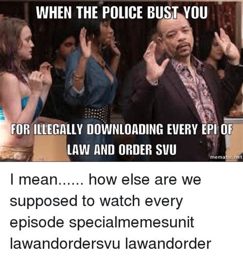 Law and order Memes