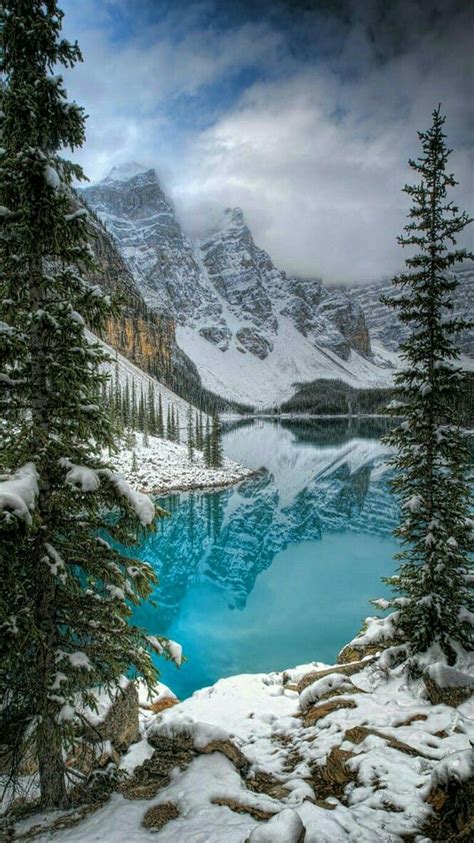 Winter landscape of Yukon Territory in Canada. - title First Snow - by ...