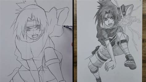 Sasuke Uchiha Chidori Drawing