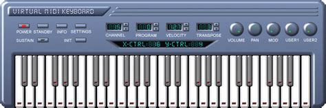 Granucon - Music Software - Virtual MIDI Keyboard