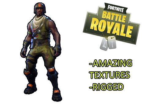 3D asset FORTNITE Aerial Assault Trooper | CGTrader