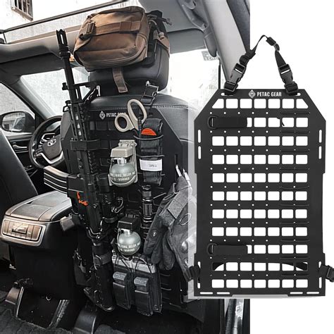 Buy PETAC GEAR Rigid Molle Panels for Vehicles Car Seat Back Organizer ...