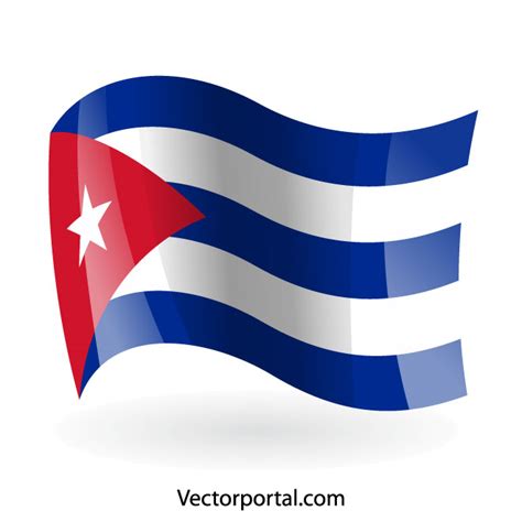 Vlag van Cuba .ai Royalty Free Stock Vector Clip Art