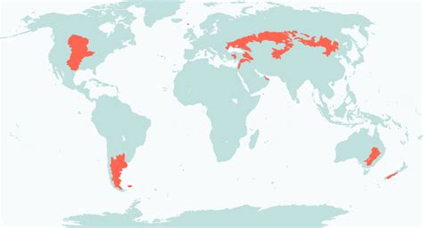 Temperate Grassland Map