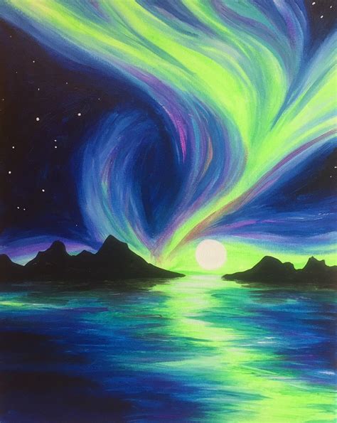 Can't see the Northern Lights? Come paint Northern Night Lights at ...