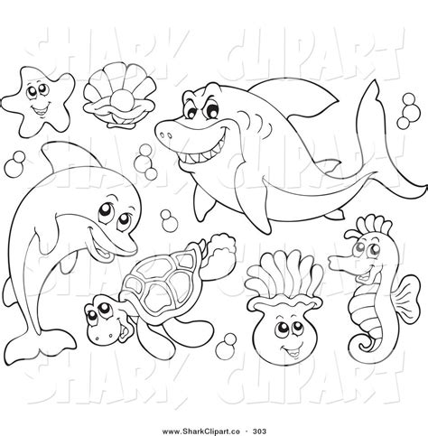 Sea Creatures Coloring Pages Coloring Pages Astonishinga Animals ...