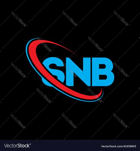 Snb logo letter design Royalty Free Vector Image