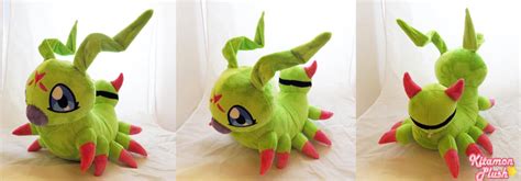 Digimon - Life size Wormmon custom plush by KitamonPlush on DeviantArt