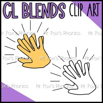 CL Blends Clip Art: Beginning Blends Clip Art by Mr Fox | TPT