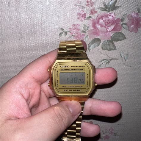 Casio A158 Gold on Carousell