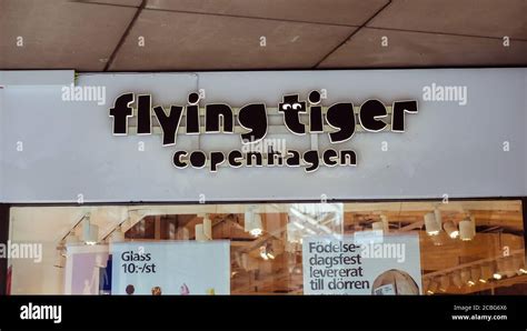 Flying Tiger store front. Flying Tiger Copenhagen is a Danish chain of ...