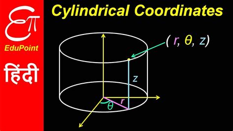 Cylindrical Coordinate System ★ video in HINDI ★ EduPoint - YouTube