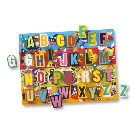 Melissa & Doug Chunky Puzzle Jumbo ABC | Perth | Babyroad