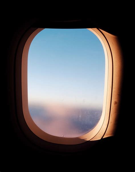 HD wallpaper: plane window, airplane, flight, window seat, view, bokeh ...