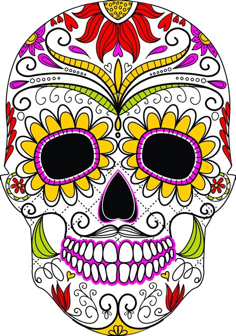 5 Sugar Skull Clip Art Preview Drawing Sugar Sku Hdclipartall | Images ...