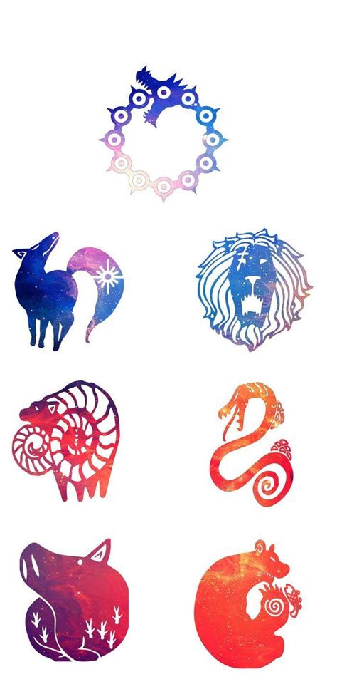 Seven Deadly Sins Symbols Wallpapers - Top Free Seven Deadly Sins ...