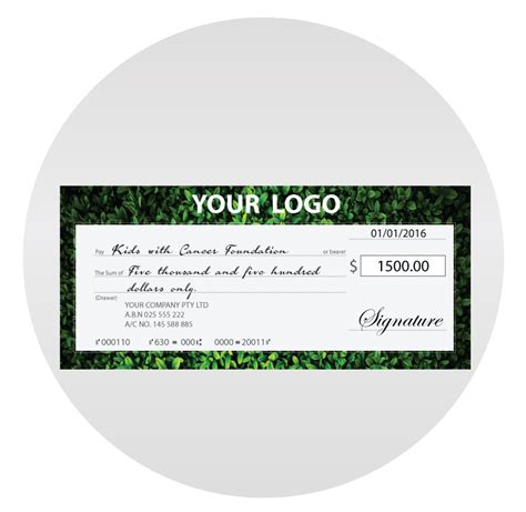 Novelty Cheques | Giant Cheques | Design and Print Big Bank Cheques ...