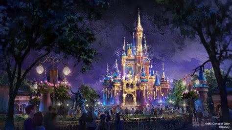 Walt Disney World 50th Anniversary to transform park icons into ...