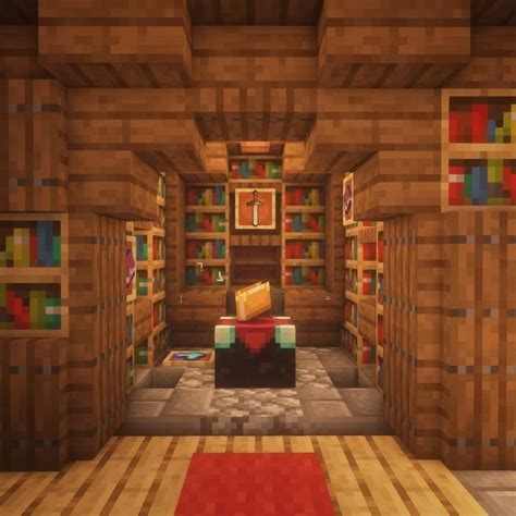 Enchanting room design | Case minecraft, Edifici minecraft, Casa di ...