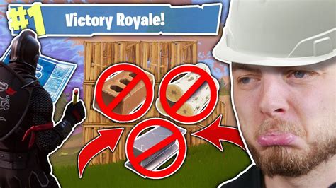 NO BUILDING CHALLENGE!! - FORTNITE BATTLE ROYALE!! - YouTube