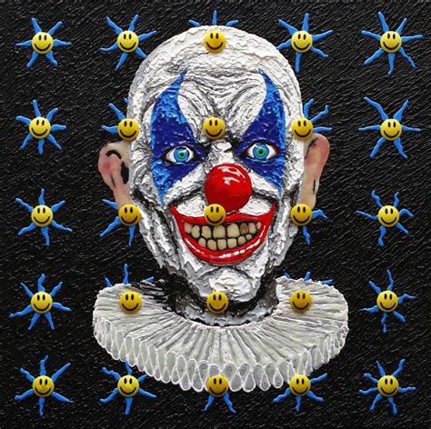 Evil Clown Vs. Smiley Painting by Herr Karl | Saatchi Art