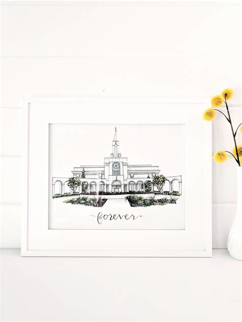 Bountiful Temple Print — Rosie Roost