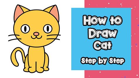 How to Draw a Cat Easy for Kids - YouTube