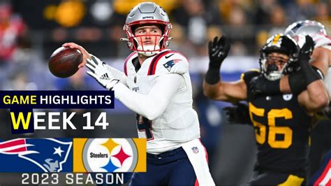 Patriots Vs Steelers Highlights - YouTube