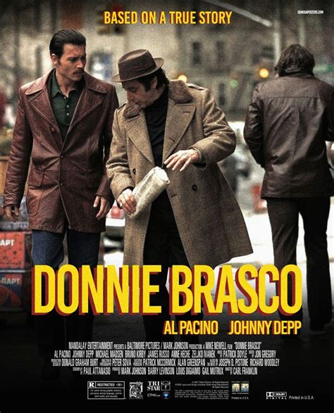 Donnie Brasco Movie Poster Bruno Kirby, Mike Newell, Mark Johnson ...