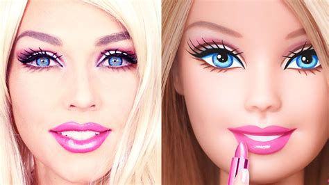 Barbie Doll MakeUp Transformation - YouTube