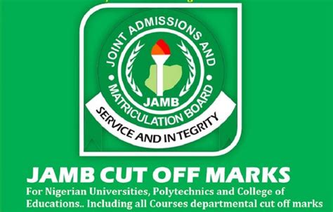 Jamb 2023 List of Schools and Cut-off Marks - Expobite.net