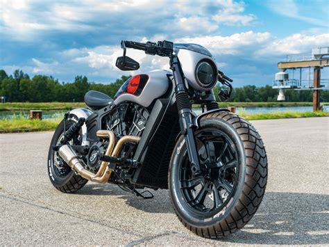 WUNDERKIND-Custom: „Indian Scout Bobber Newchurch THREE“ › Motorcycles ...