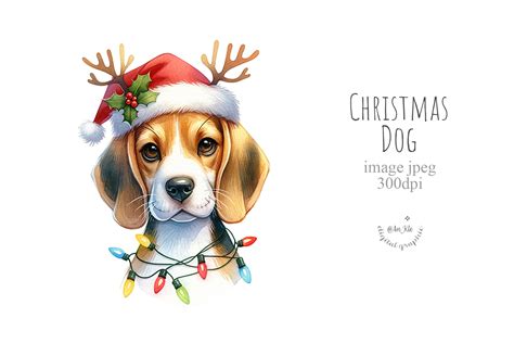 Christmas Beagle Graphic by Architekt_AT · Creative Fabrica