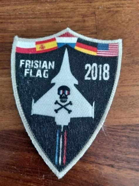 PATCH ARMÉE DE l'air RAFALE exercice FRISIAN FLAG année 2018 avec ...