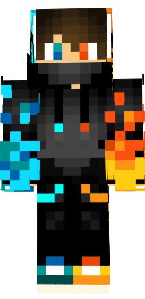 fire and water gamer boy | Nova Skin