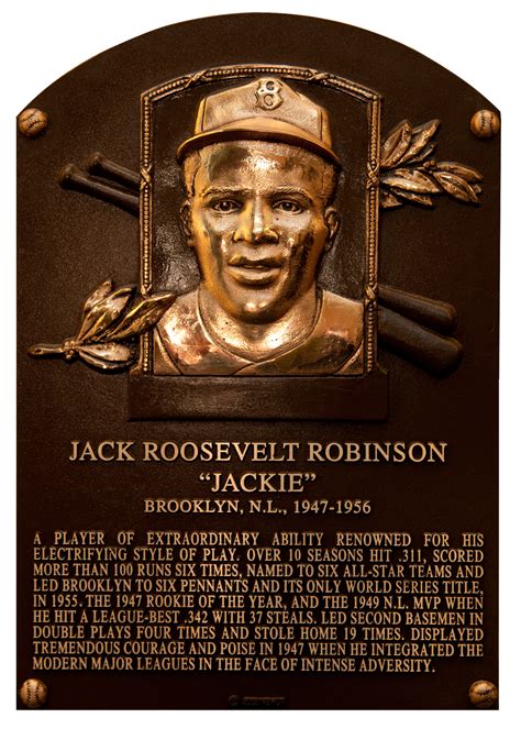 Robinson, Jackie | Baseball Hall of Fame