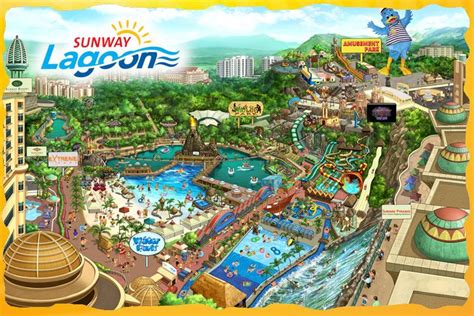 sunway lagoon park map - Sarah Langdon