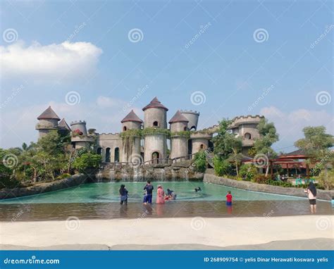 The Water Boom in Ciawi Tasikmalaya City Editorial Stock Image - Image ...