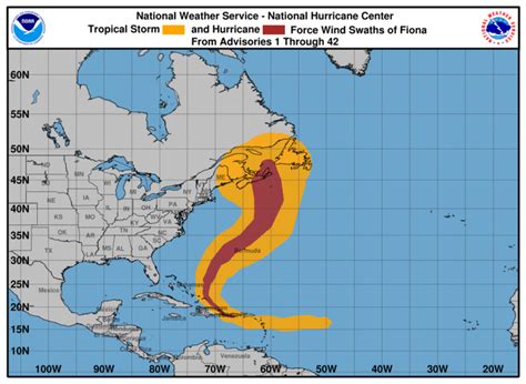 Hurricane Fiona’s Destruction and Path – The Lafayette Ledger