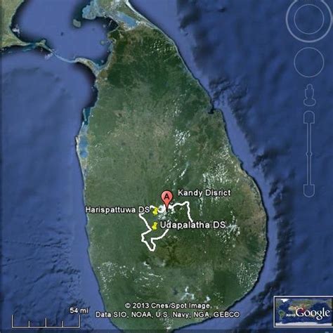 I.Sri Lanka Map II. Kandy District Map | Download Scientific Diagram