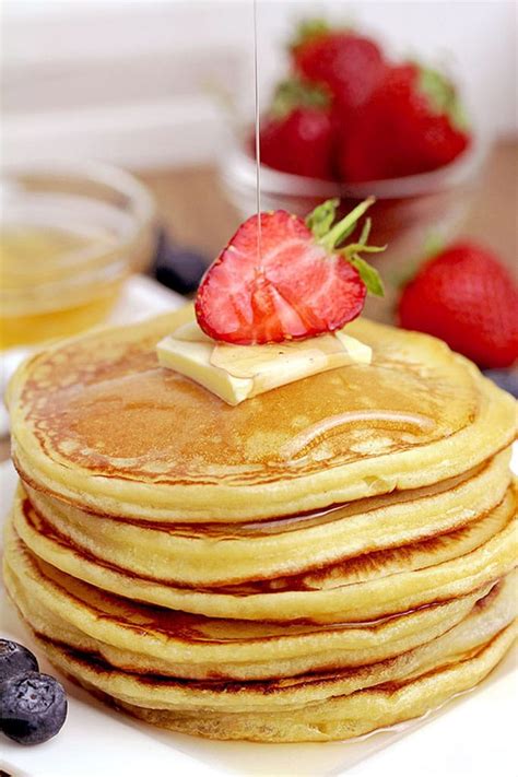 These Fluffy Cream Cheese Pancakes make a perfect choice for breakfast