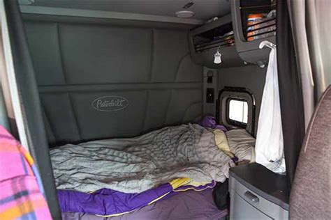 The Inside Layout of a Semi-Truck Sleeper Cab [Pictures]