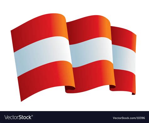 Austria flag Royalty Free Vector Image - VectorStock