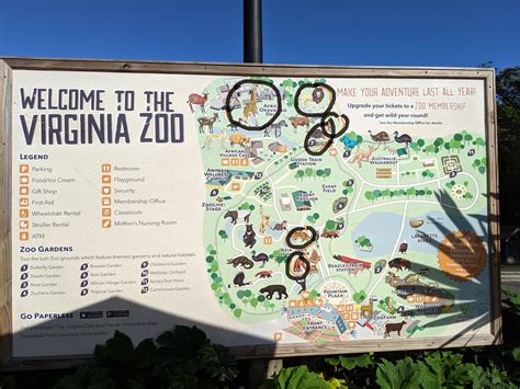 Virignia Zoo in Norfolk, VA MAP - No Home Just Roam