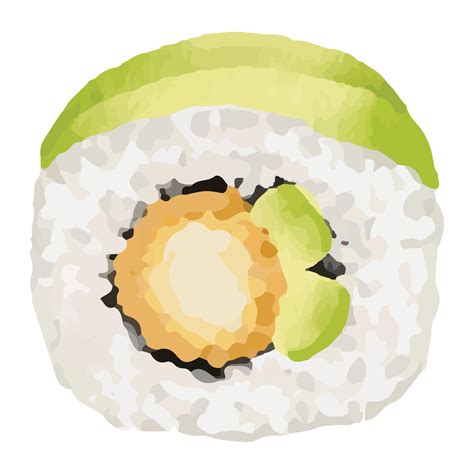 Sushi Japanese Food Clip art Element Transparent Background 24400173 PNG