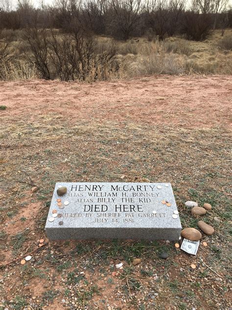 Marker where Billy the Kid was killed. : r/mildlyinteresting