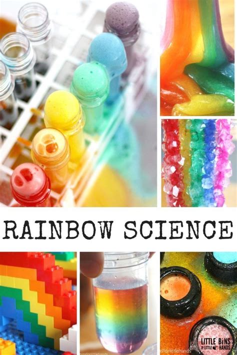 Rainbow science experiments and activities for kids STEM. Rainbow ...